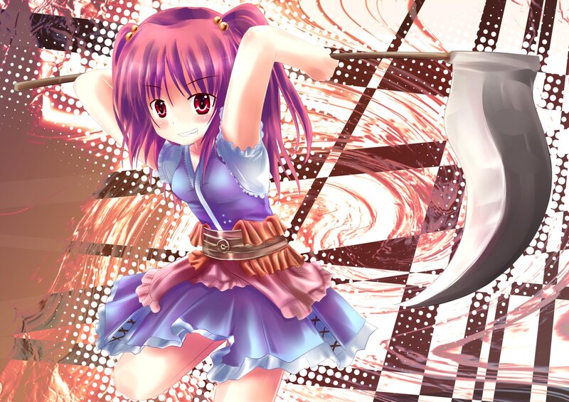 anime girl with scythe