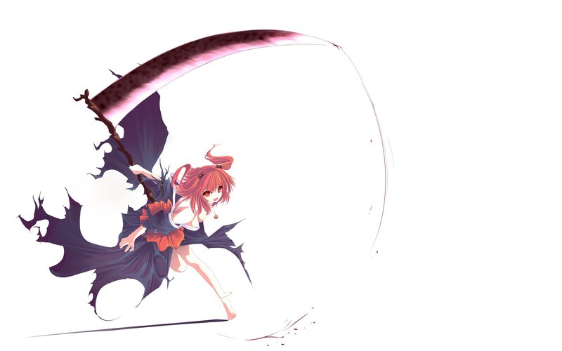 anime girl with scythe