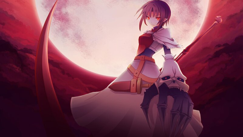 anime girl with scythe