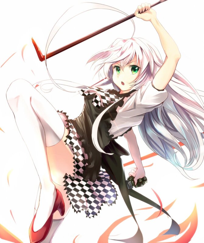 anime girl with scythe
