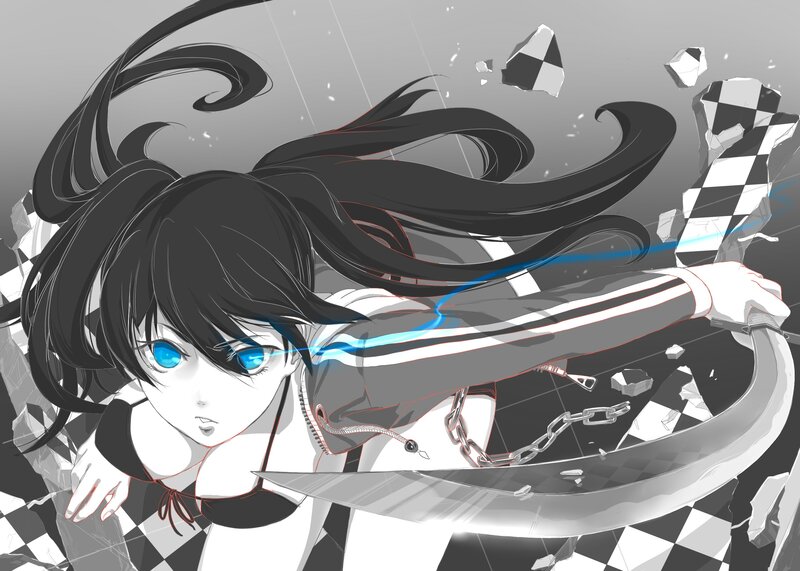 anime girl with scythe