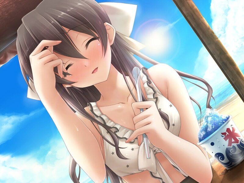 Anime Girl with Shaved Head