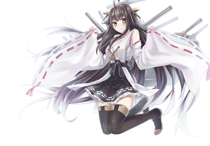 Anime Girl with Ship Guns