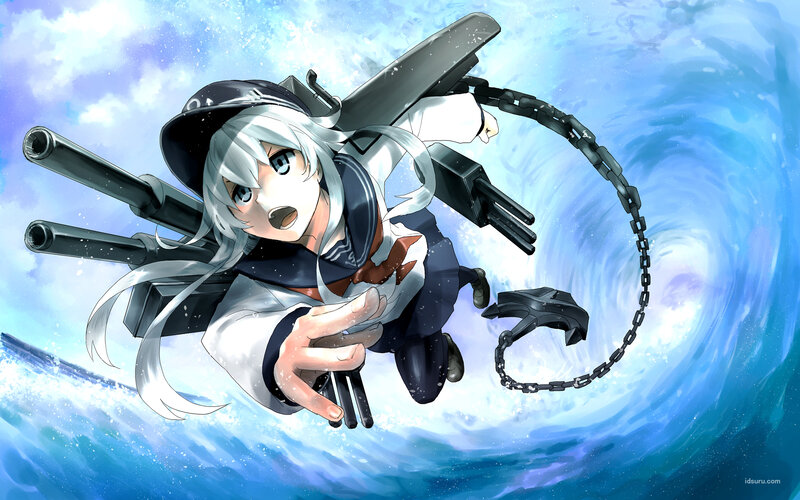 Anime Girl with Ship Weapons