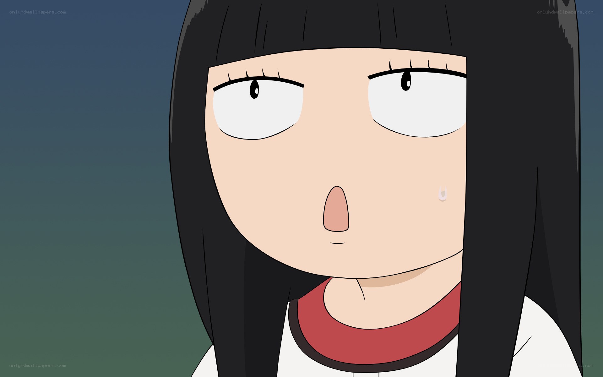 anime girl with shocked expression