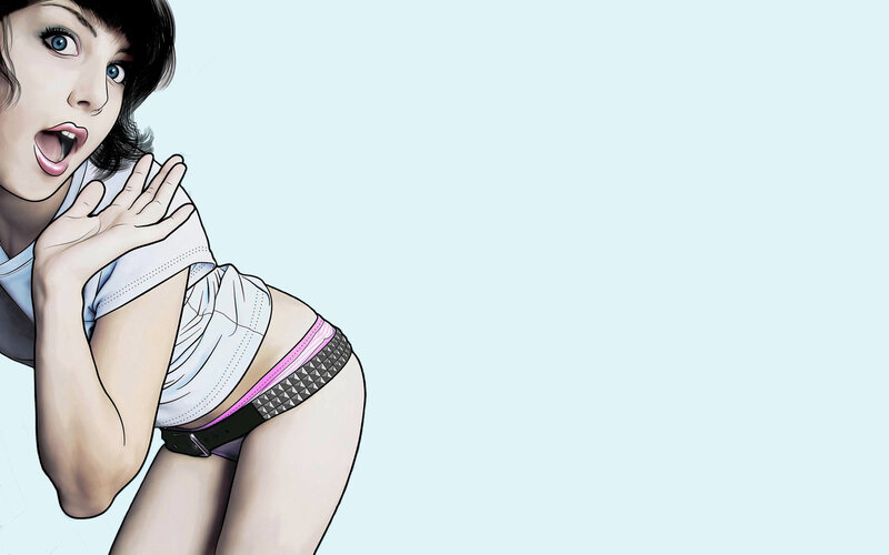 anime girl with shocked expression