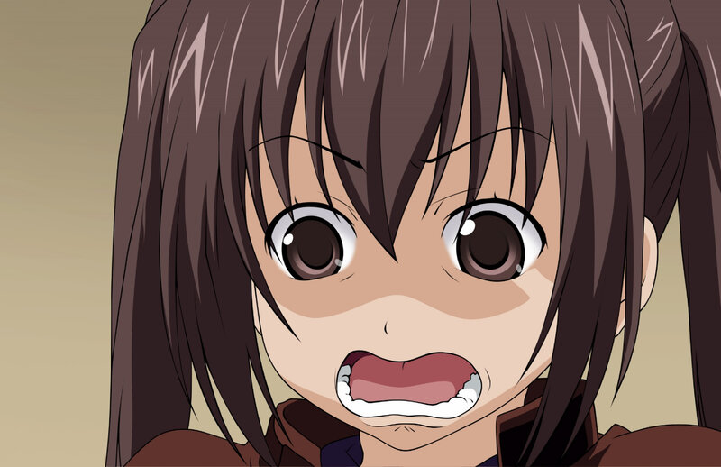 anime girl with shocked expression