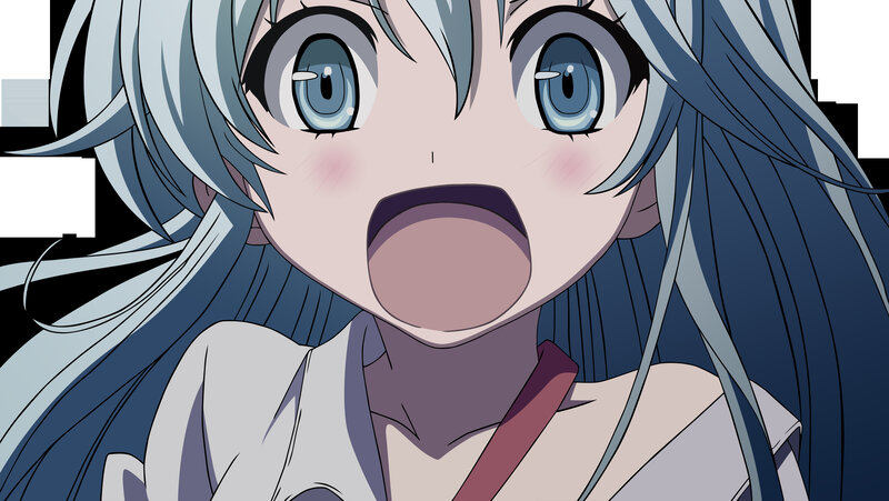 anime girl with shocked expression