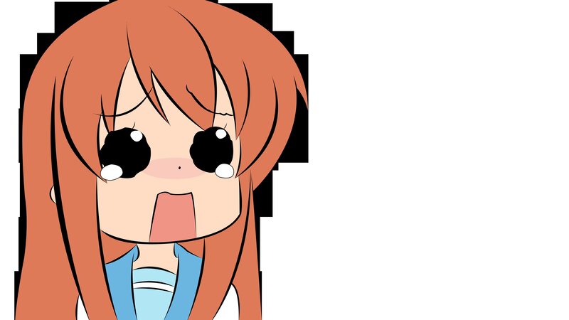 anime girl with shocked expression