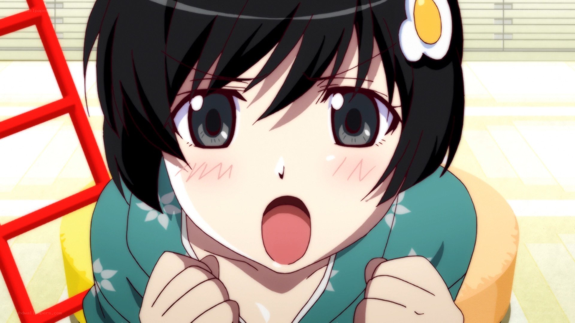 anime girl with shocked expression