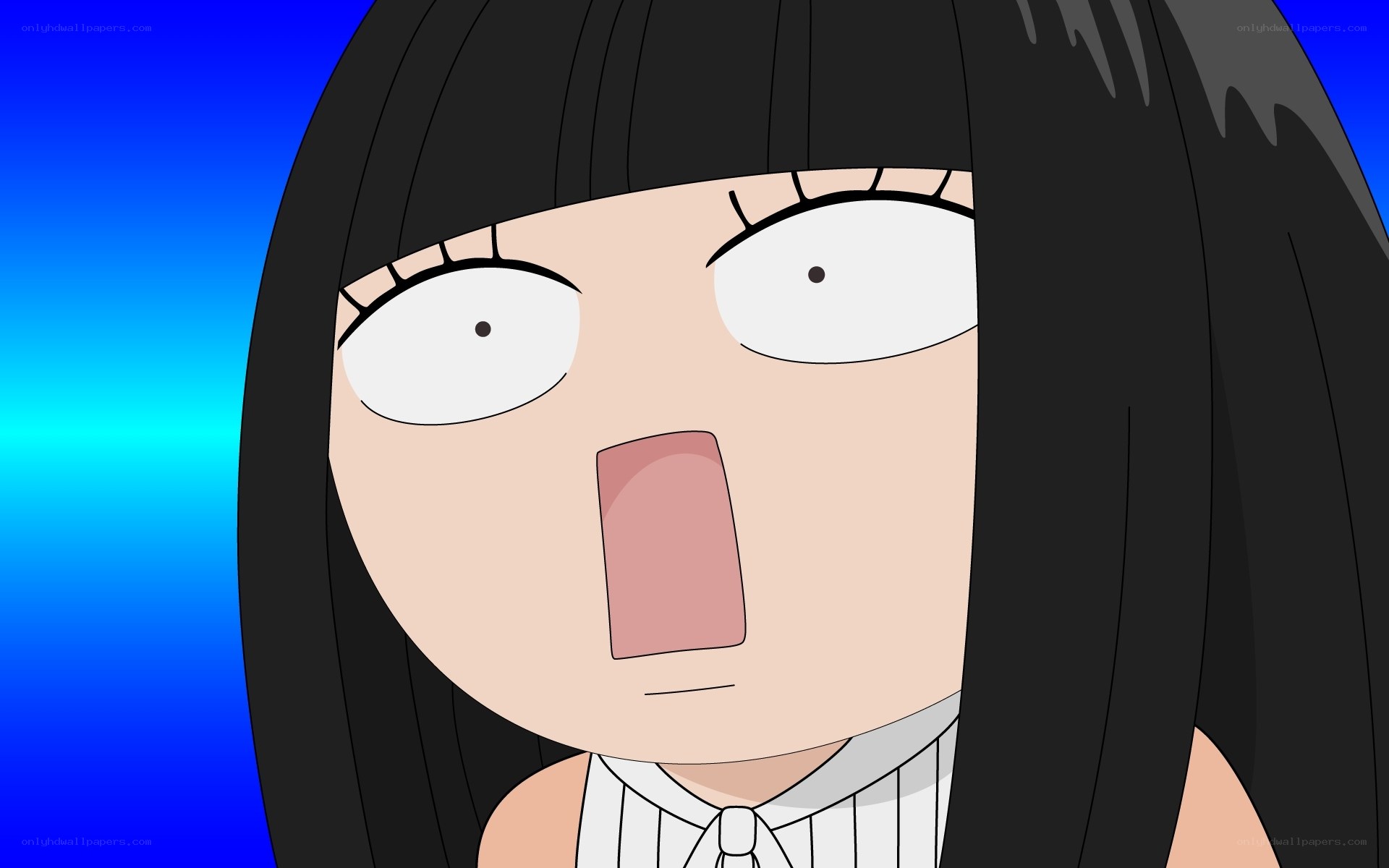 anime girl with shocked expression