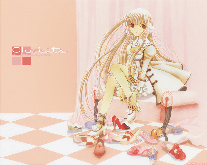 Anime Girl with Shoes