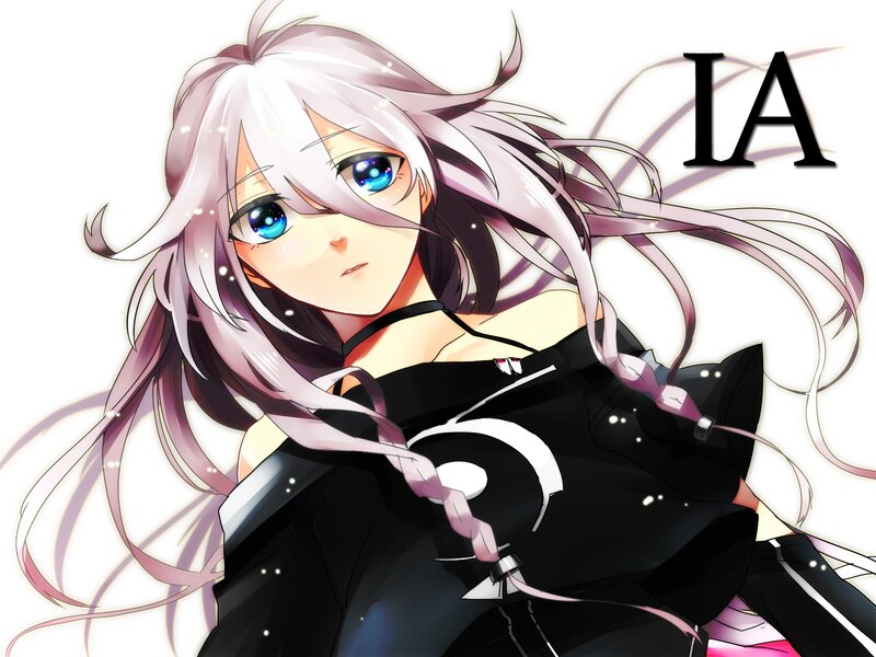 anime girl with silver hair