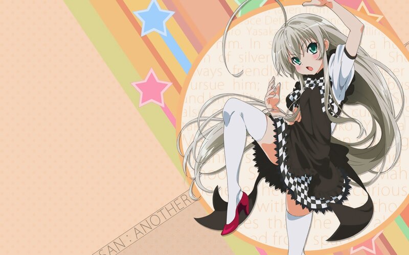 anime girl with silver hair
