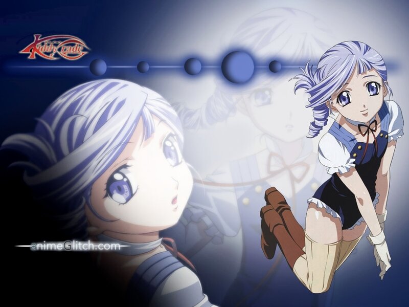 anime girl with silver hair