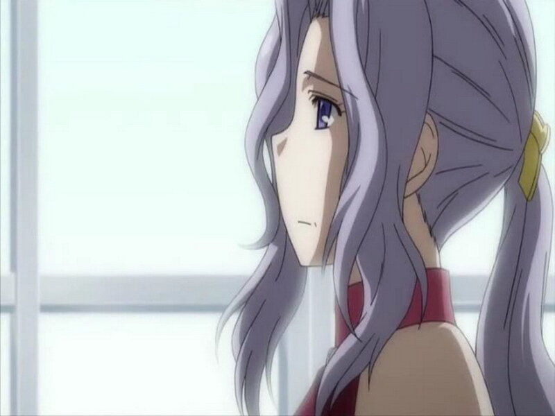 anime girl with silver hair