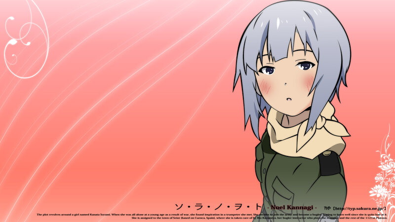 Anime girl with silver hair