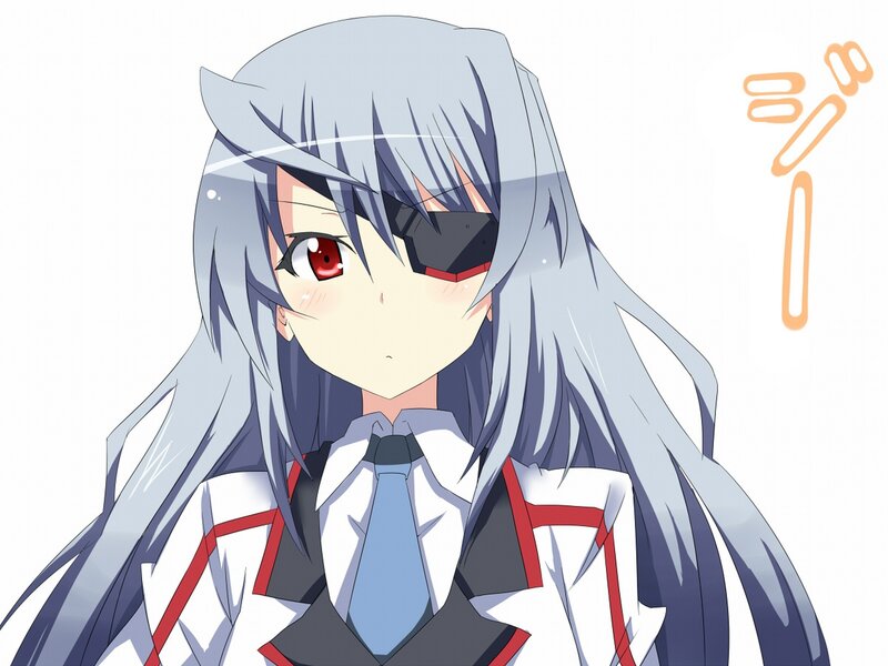 anime girl with silver hair