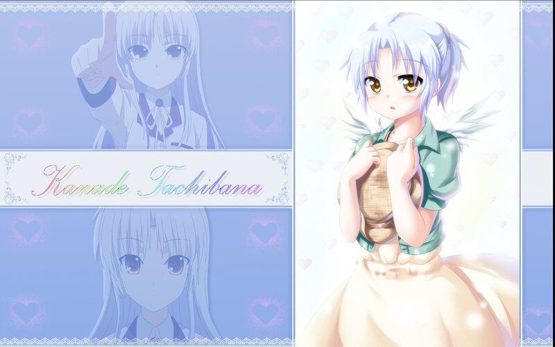 Anime Girl with Silver Hair — Blue, Dreamy, School Uniform