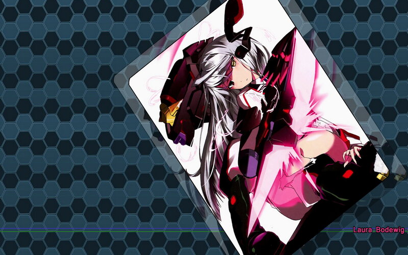 Anime Girl with Silver Hair — White, Dramatic, Digital Art, Mecha Suit