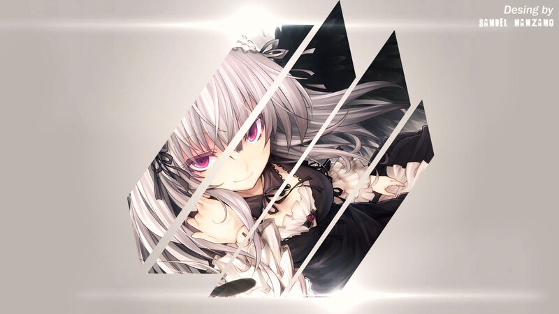 Anime Girl with Silver Hair — White, Dramatic, Digital Art, Silver Hair