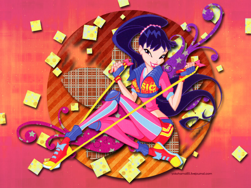 Anime Girl with Skis