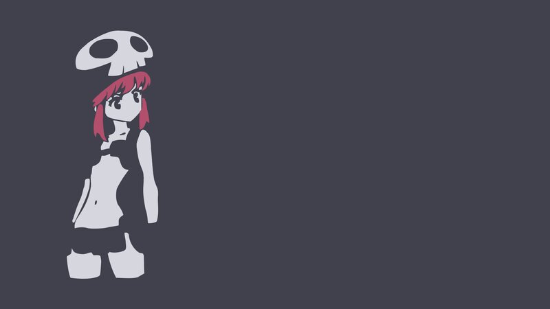 Anime Girl with Skull Hat