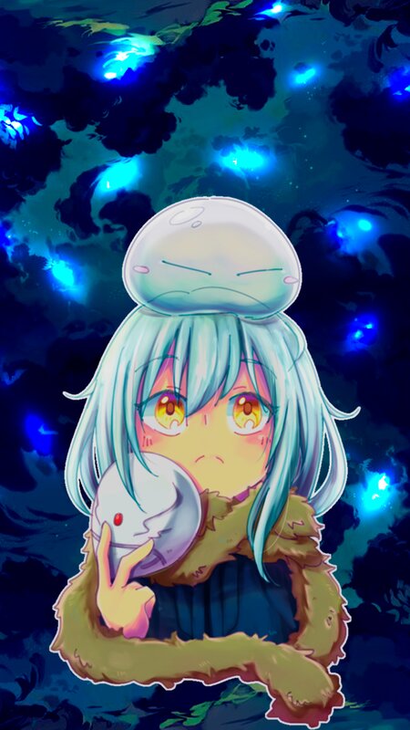 Anime Girl with Slime