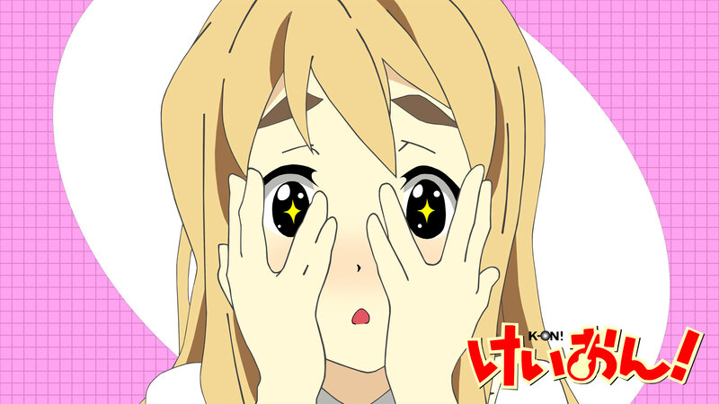 anime girl with sparkly eyes