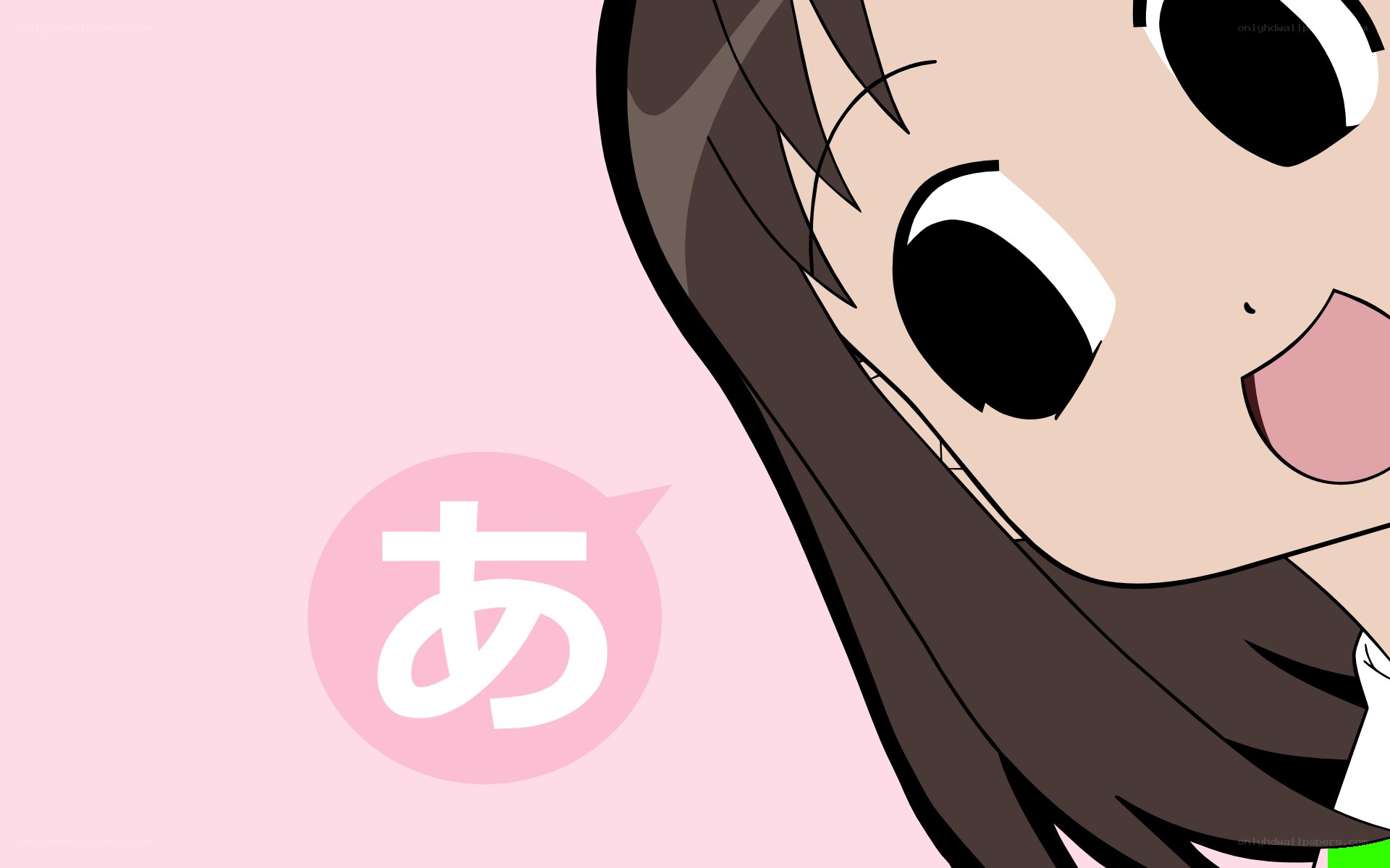 anime girl with speech bubble