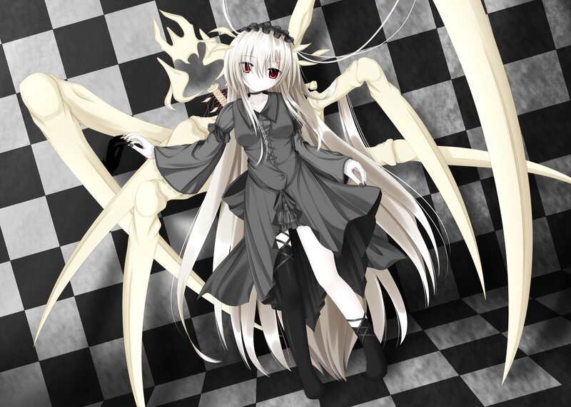 Anime girl with spider legs