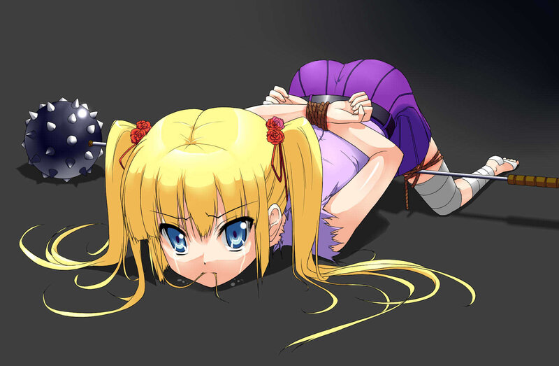 Anime girl with spiked ball