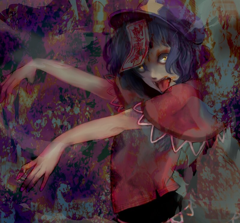 anime girl with spirit mask