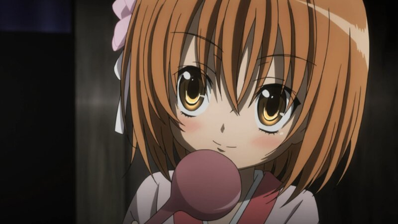 Anime Girl with Spoon — Brown