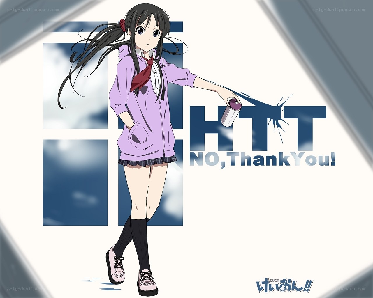 anime girl with spray can