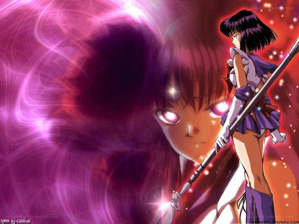 anime girl with staff