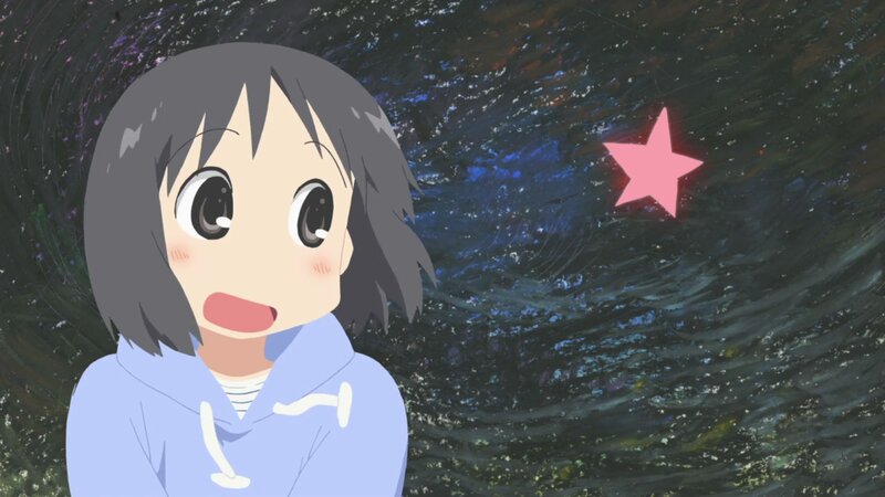 anime girl with star