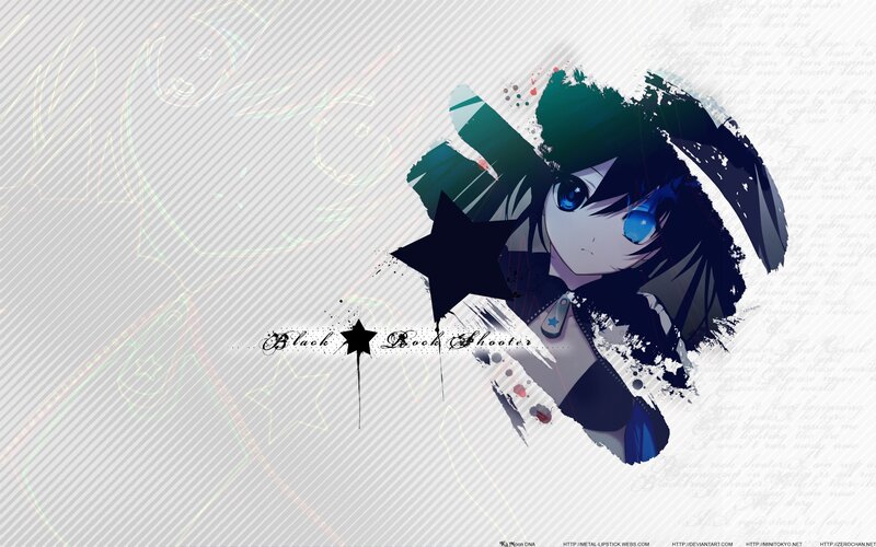 anime girl with star and text