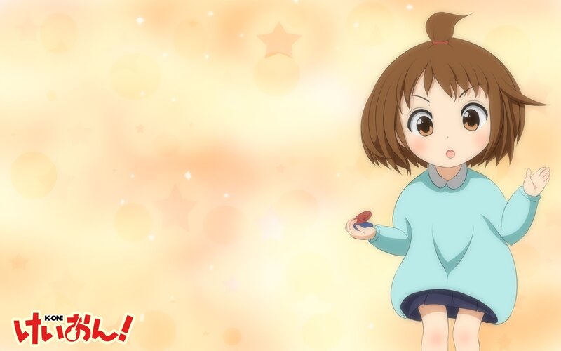 Anime girl with star background
