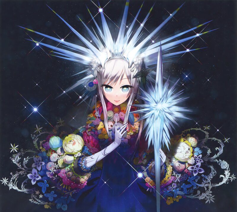Anime Girl with Star Crown