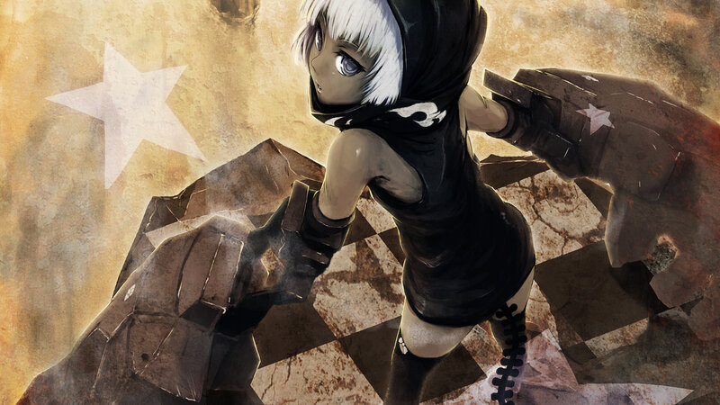 anime girl with star emblem
