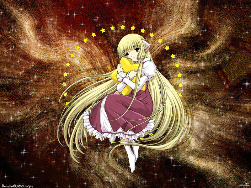 Anime girl with star halo