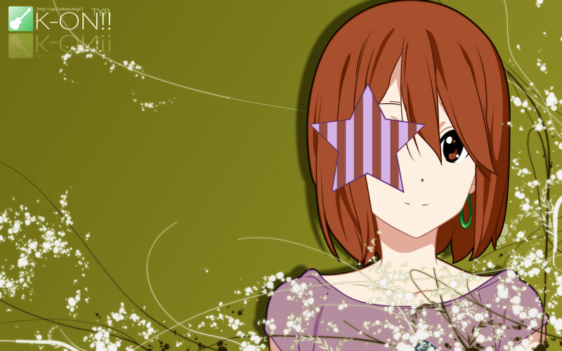 anime girl with star over eye
