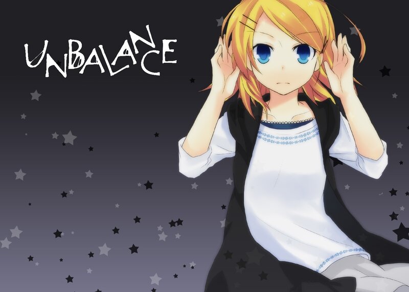 anime girl with stars
