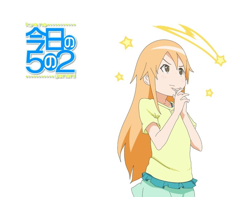 Anime girl with stars