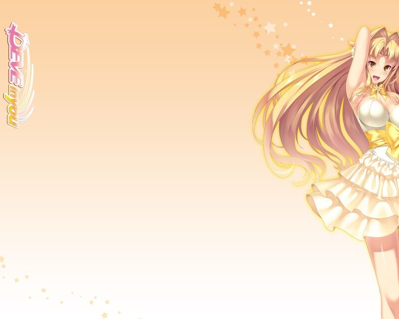 Anime girl with stars