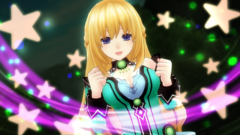 anime girl with stars