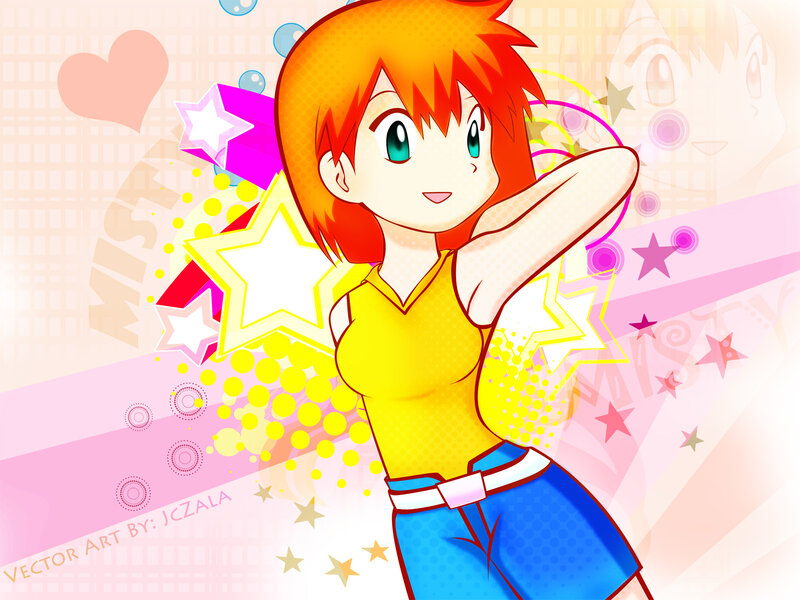 anime girl with stars