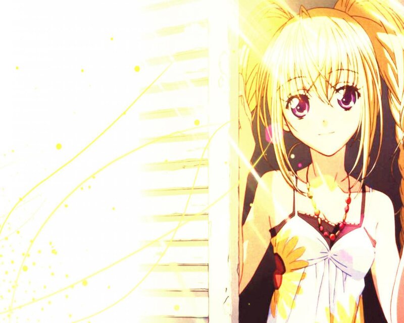 anime girl with sunflower