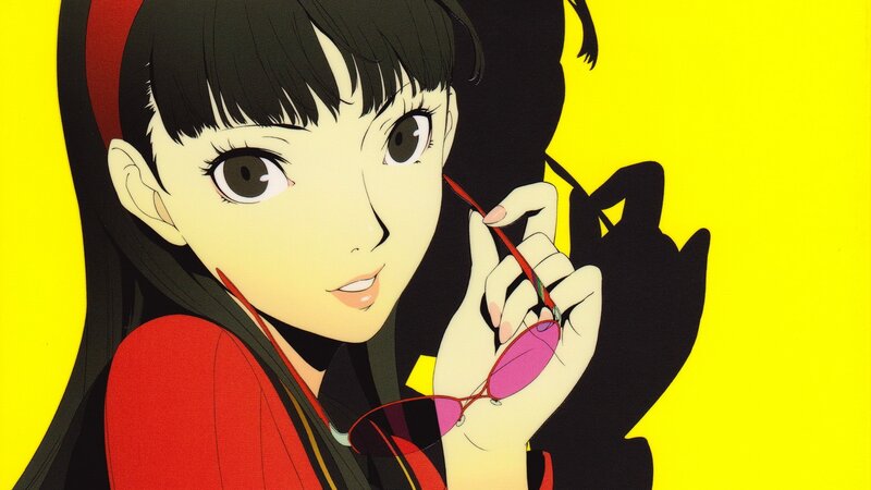 anime girl with sunglasses